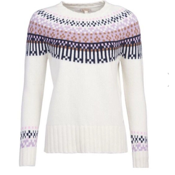 Barbour Sweaters - Barbour Coastal Collection Wool Blend Wareham Pullover Knit Sweater Sz 14 New